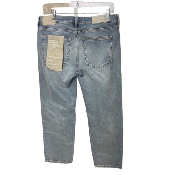 Everlane High Rise Cheeky Jean, Cropped, Casual, Weekend, Brunch 27R NEW - Picture 9 of 14